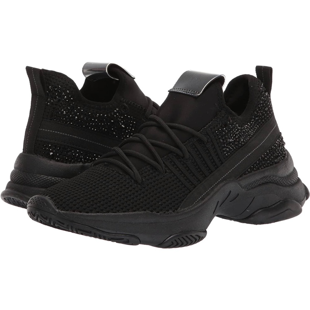 Madden Girl Rhinestone shimmer black sneakers